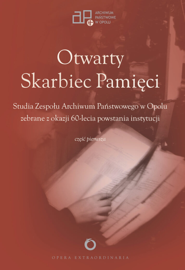 Otwarty skarbiec pamięci - cz.1 - okładka